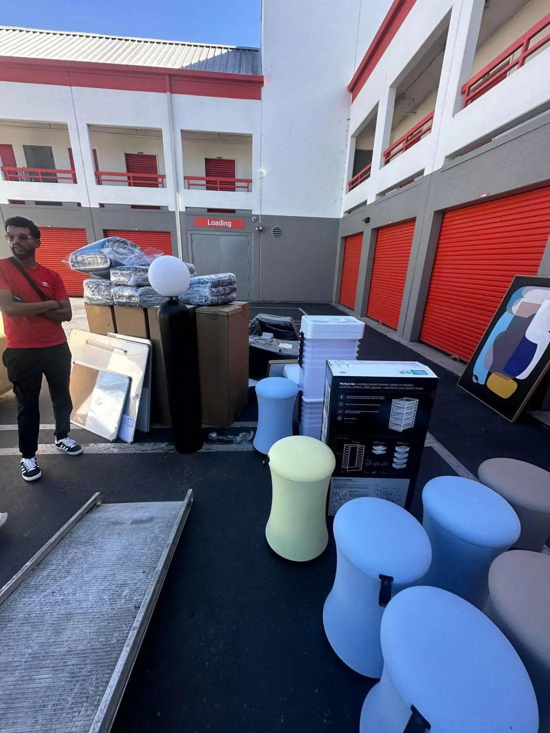 Storage unit packed by Stairwise