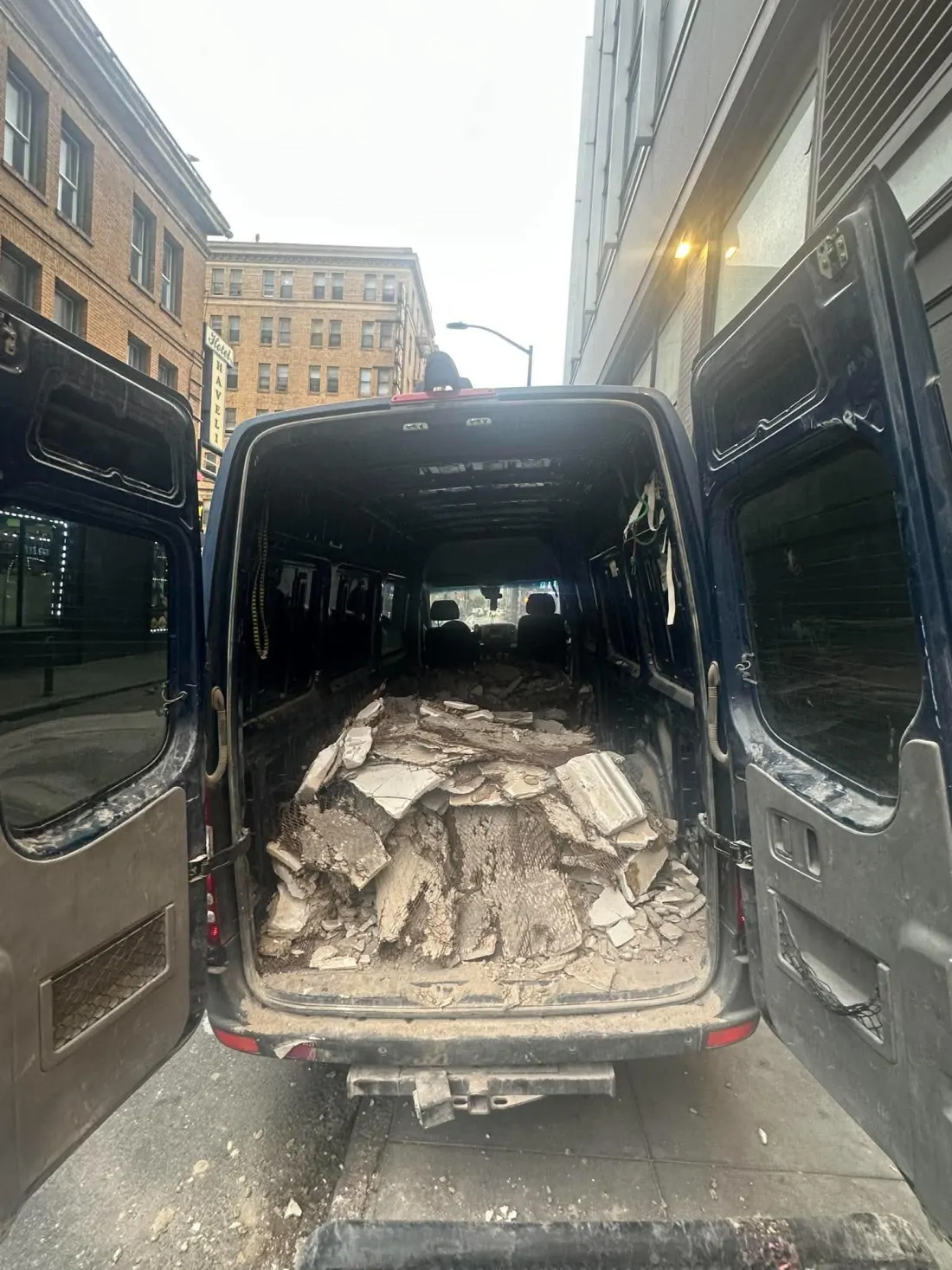 Junk hauled away by Stairwise
