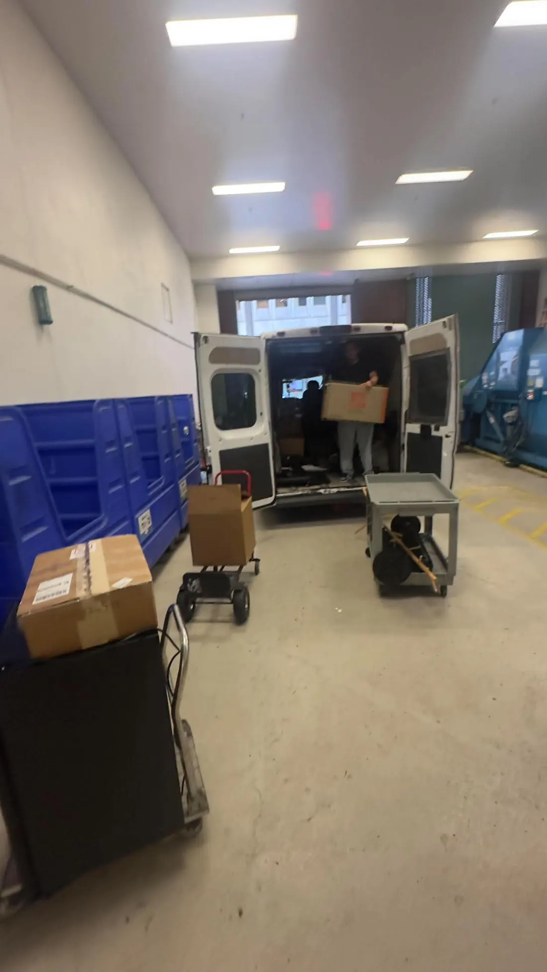 Stairwise van ready for dispatch